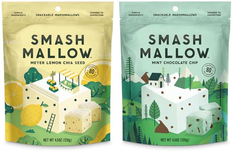 ซองและถุงแพคเกจจิ้ง ซอง Smash Mallow สองสี โดย Packtive Packaging