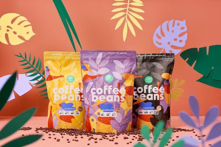 ซองและถุงแพคเกจจิ้ง ซอง Coffee ชุดสินค้า โดย Packtive Packaging
