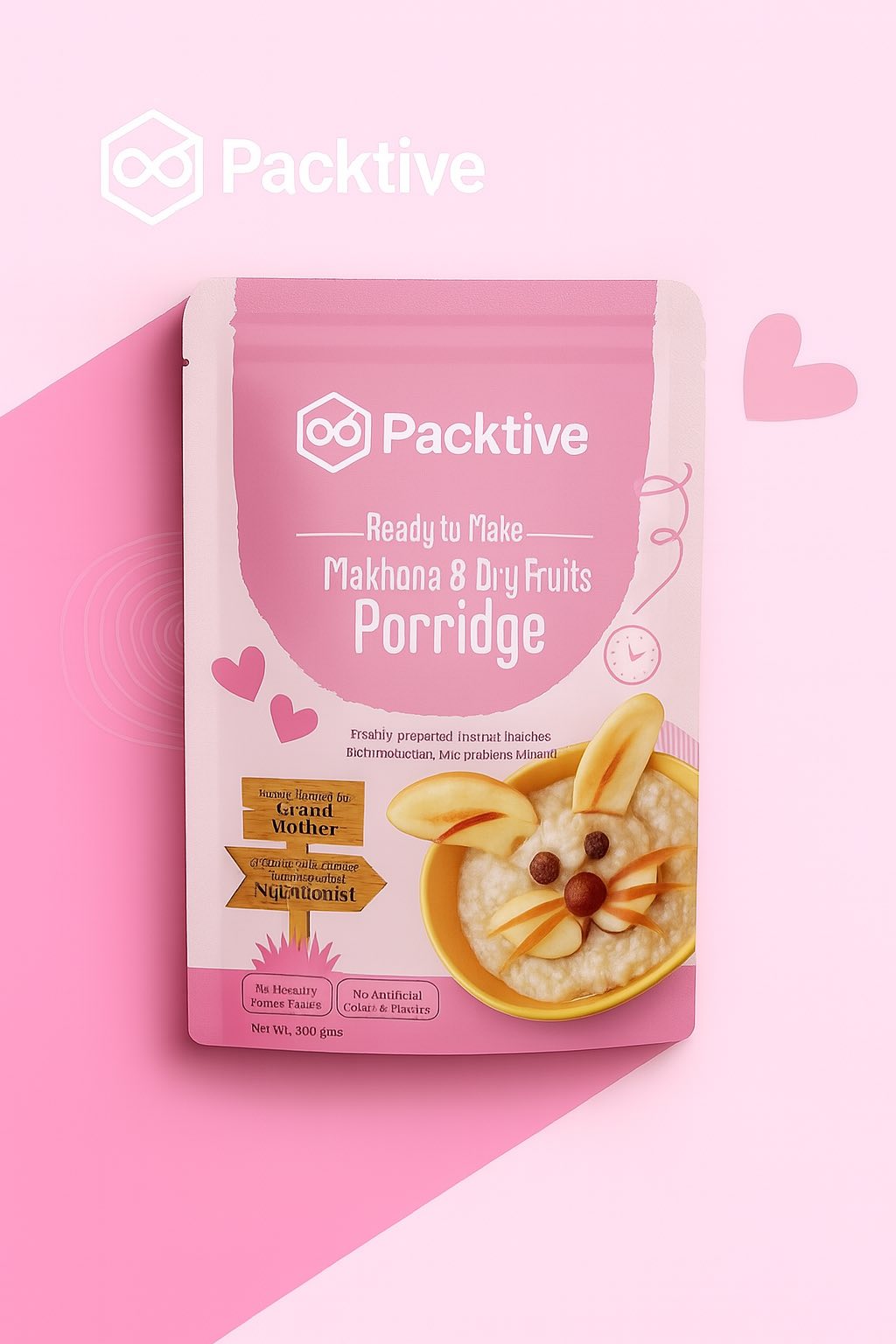 ซองและถุงแพคเกจจิ้ง ซอง Ready to Cook สีชมพู โดย Packtive Packaging