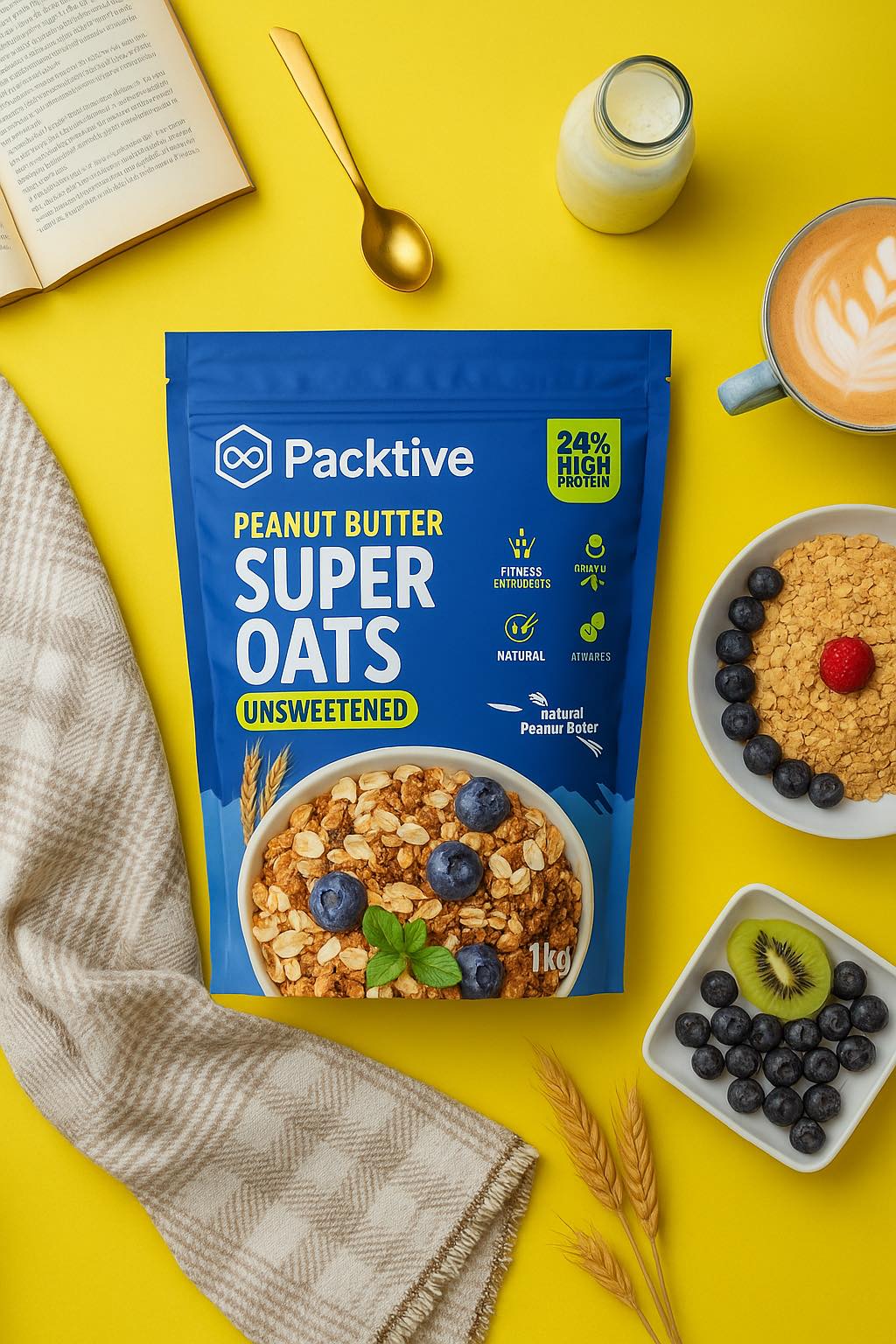 ซองและถุงแพคเกจจิ้ง ซอง Super Oats โดย Packtive Packaging
