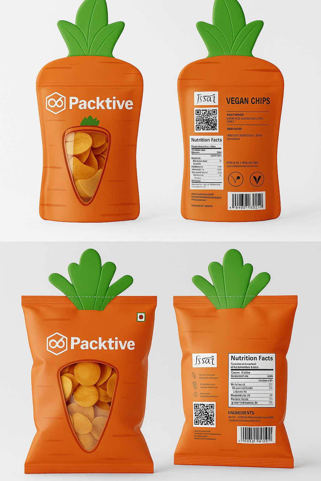 ซองและถุงแพคเกจจิ้ง ซองแครอทไดคัท โดย Packtive Packaging