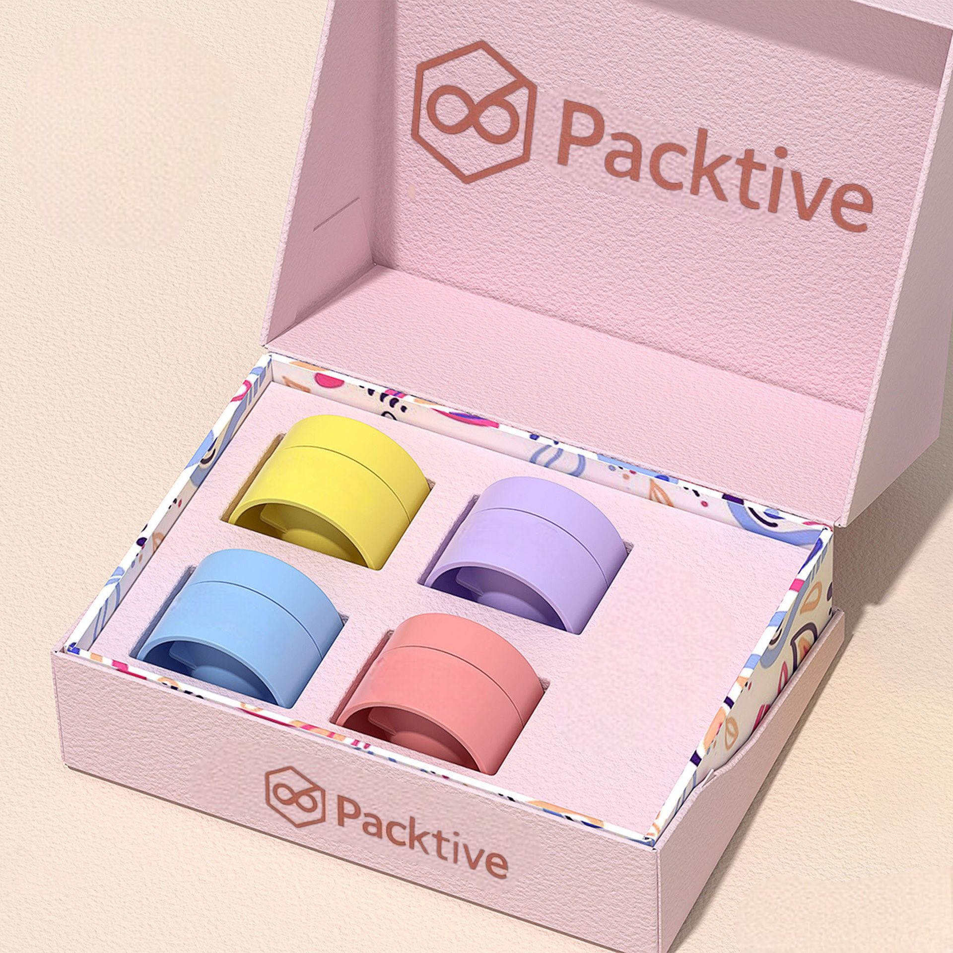 ตัวอย่างกล่องเซ็ตบรรจุภัณฑ์ Packtive