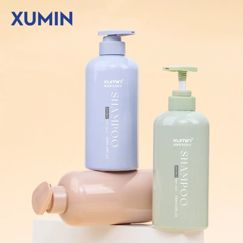 ขวดและดรอปเปอร์ ขวดปั๊มแชมพูภาพสินค้าจริง แบบที่ 5 โดย Packtive Packaging