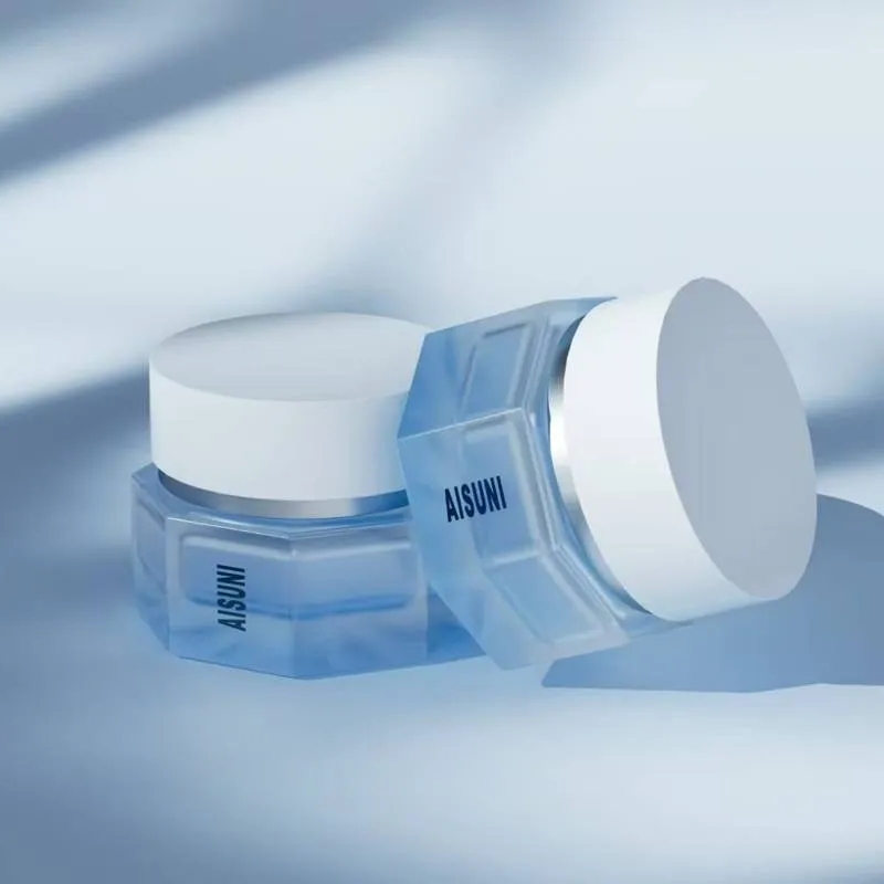 กระปุกครีม กระปุกครีมแก้วภาพสินค้าจริง แบบที่ 10 โดย Packtive Packaging